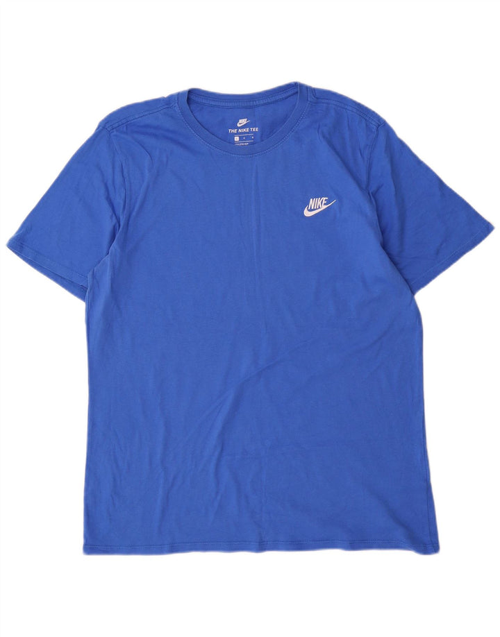 Nike Mens T-Shirt Top Large Blue Cotton