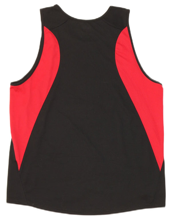 Nike Mens Vest Top Medium Black Colourblock