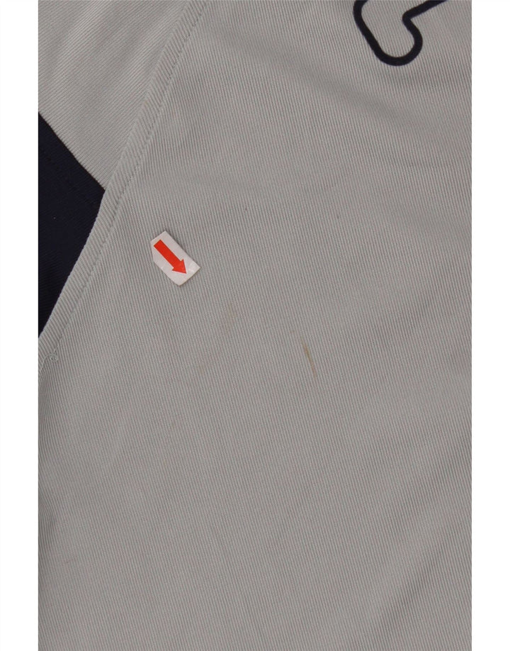 FILA Boys Graphic T-Shirt Top 11-12 Years Medium Grey Colourblock