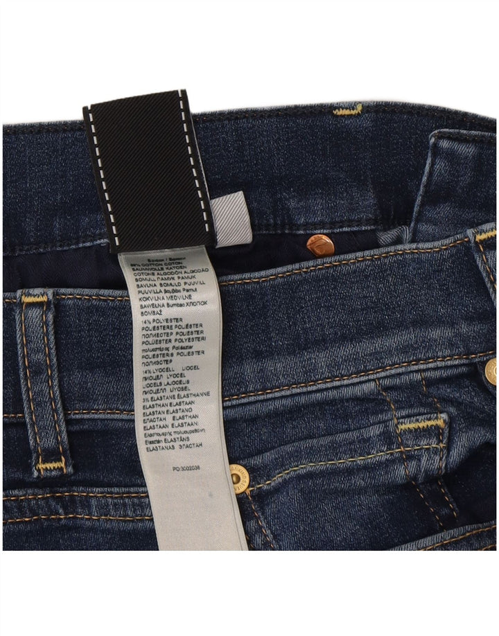 7 For All Mankind Womens Bootcut Jeans W28 L34 Blue Cotton