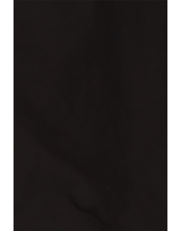 Aspesi Womens Overcoat UK 18 XL Black Cotton