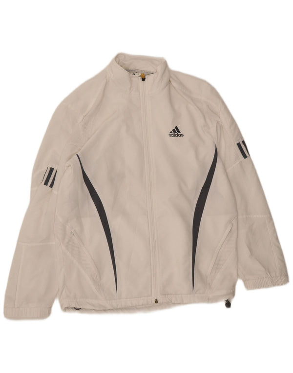 ADIDAS Mens Clima 365 Tracksuit Top Jacket Small White Colourblock