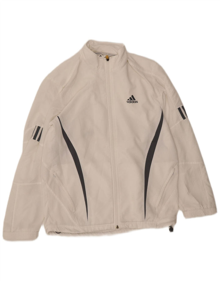 ADIDAS Mens Clima 365 Tracksuit Top Jacket Small White Colourblock