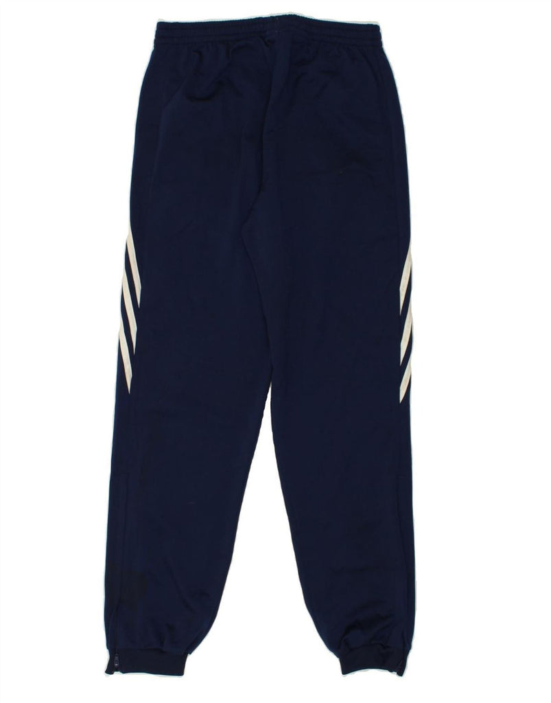 ADIDAS Boys Tracksuit Trousers Joggers 9-10 Years XL Navy Blue Polyester | Vintage Adidas | Thrift | Second-Hand Adidas | Used Clothing | Messina Hembry 