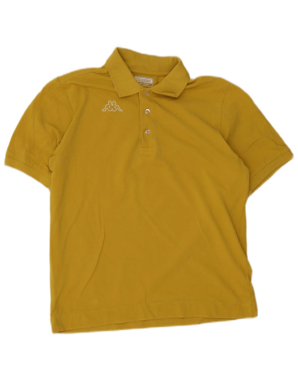 Kappa Mens Polo Shirt Medium Yellow