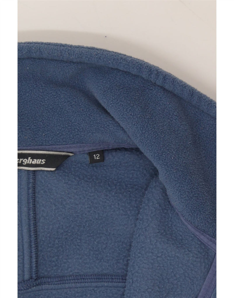 BERGHAUS Womens Fleece Jacket UK 12 Medium Blue Polyester Vintage Berghaus and Second-Hand Berghaus from Messina Hembry 