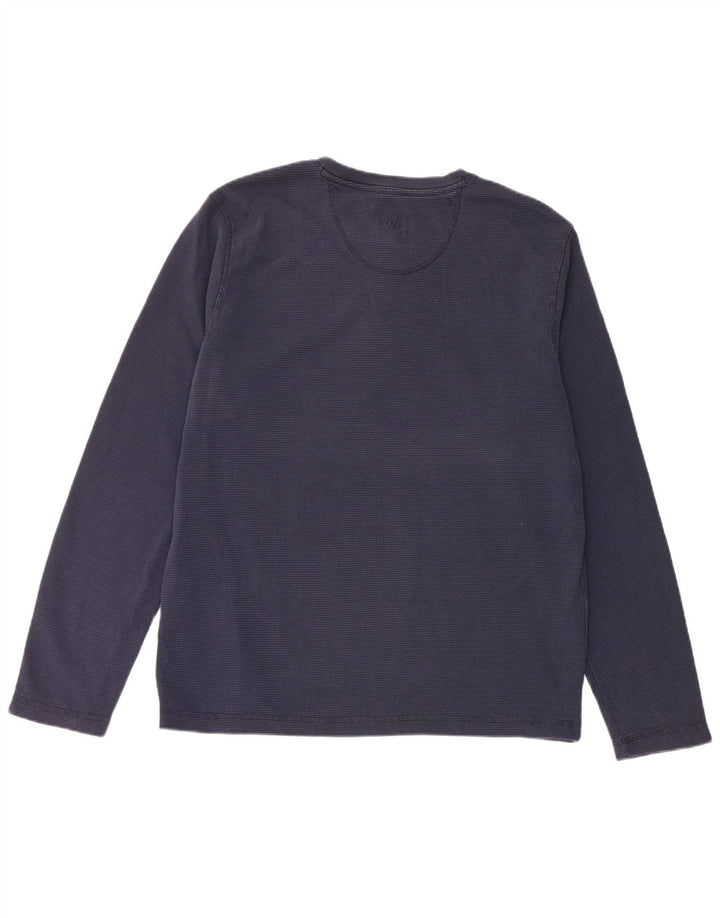 Fat Face Mens Top Long Sleeve XL Navy Blue Cotton