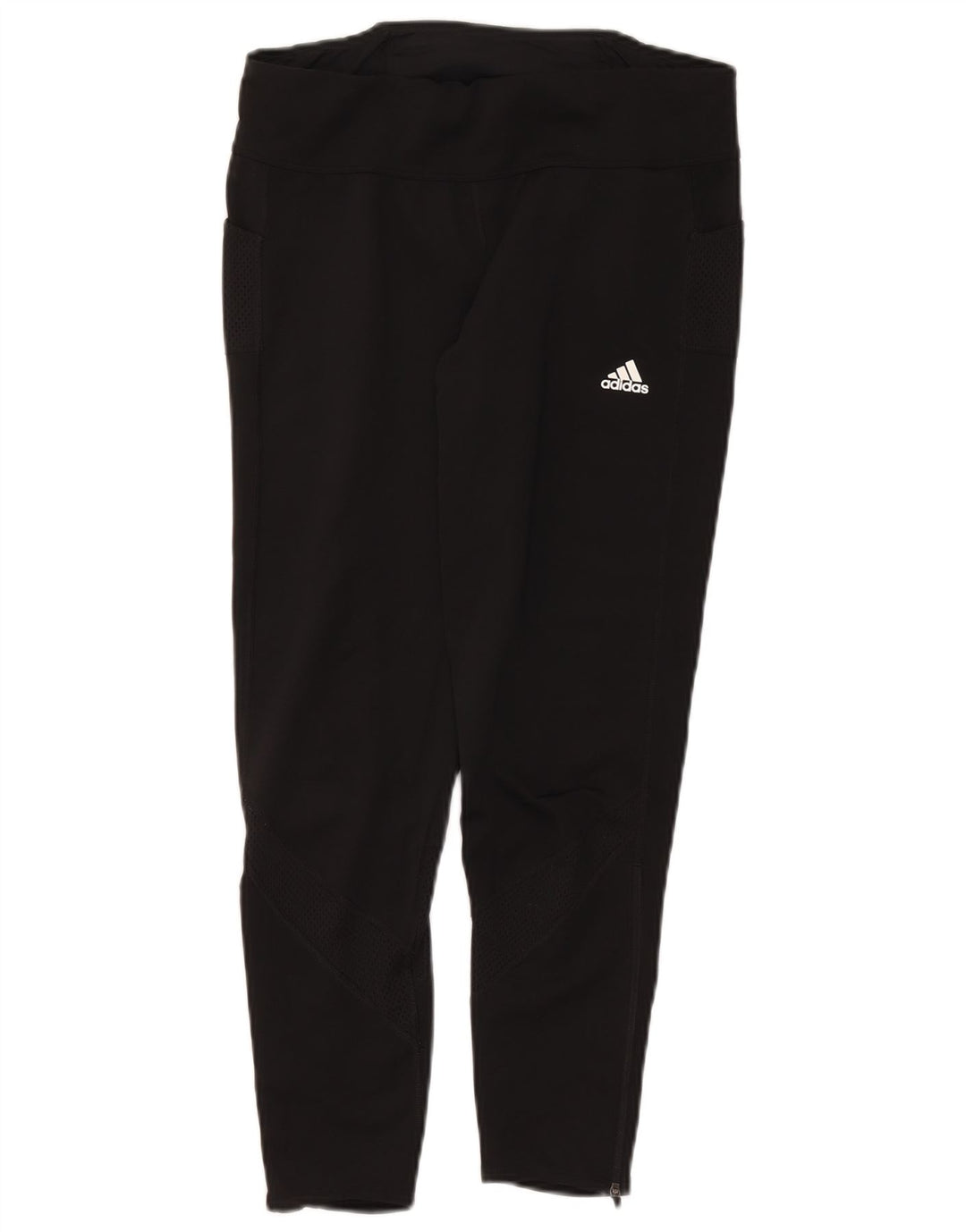 ADIDAS Womens Aeroready Leggings UK 16/18 Large Black Polyester