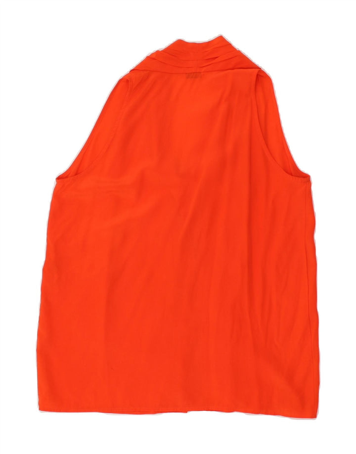 MANI Womens Sleeveless Shirt Blouse EU 44 XL Orange Vintage MANI and Second-Hand MANI from Messina Hembry 