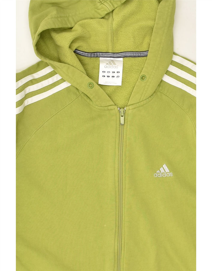 ADIDAS Mens Zip Hoodie Sweater Small Green Cotton | Vintage Adidas | Thrift | Second-Hand Adidas | Used Clothing | Messina Hembry 