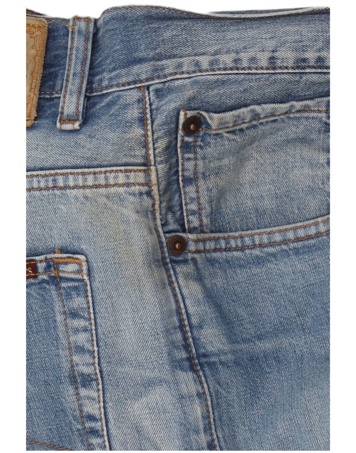 Marlboro Classics Mens Straight Jeans W36 L34 Blue Cotton