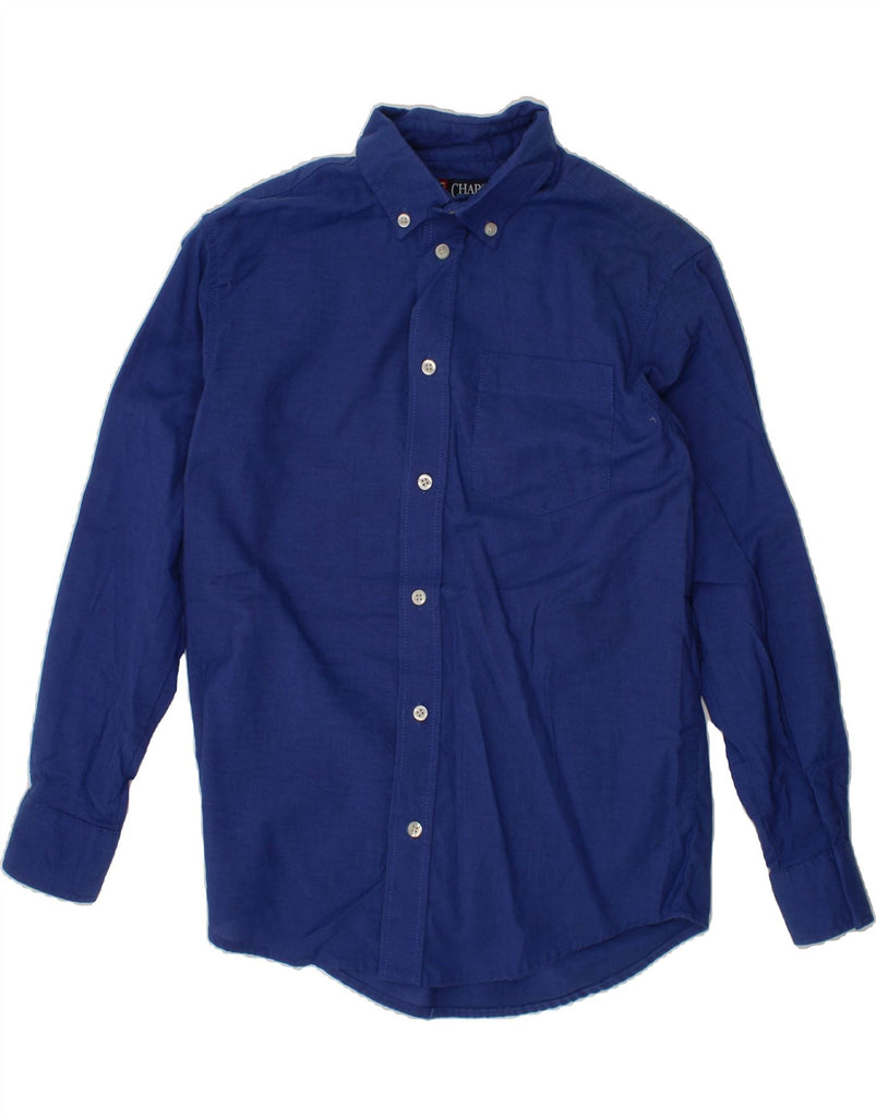 CHAPS Boys Shirt 9-10 Years Blue Cotton Vintage Chaps and Second-Hand Chaps from Messina Hembry 