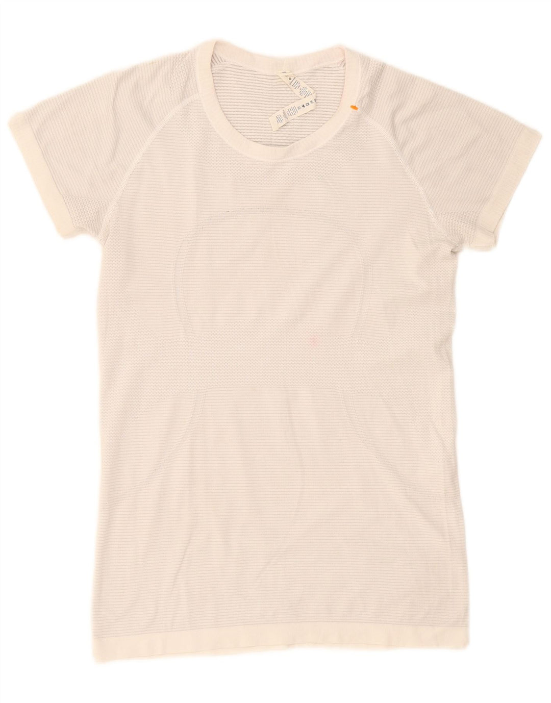 Lululemon Womens T-Shirt Top US 10 Large White Nylon