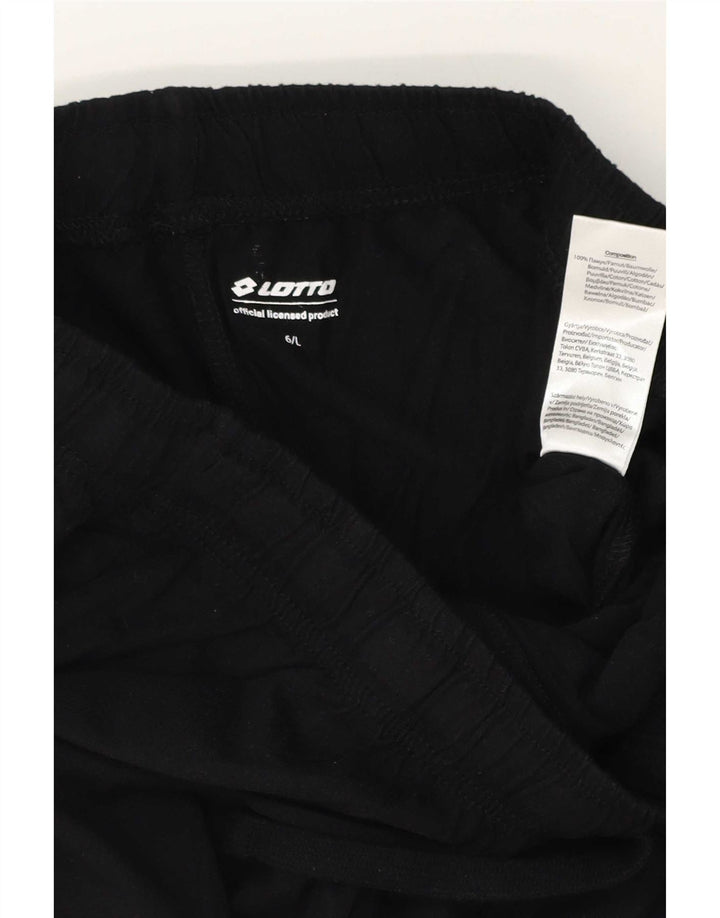 Lotto Mens Sport Shorts Large Black Cotton