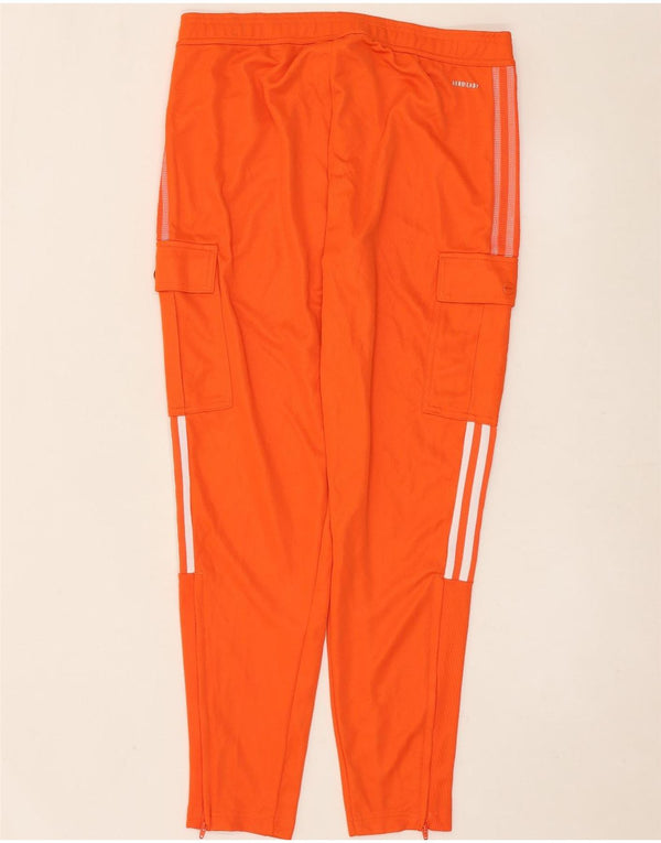 Adidas Womens Aeroready Cargo Tracksuit Trousers UK 16/18 Large  Orange