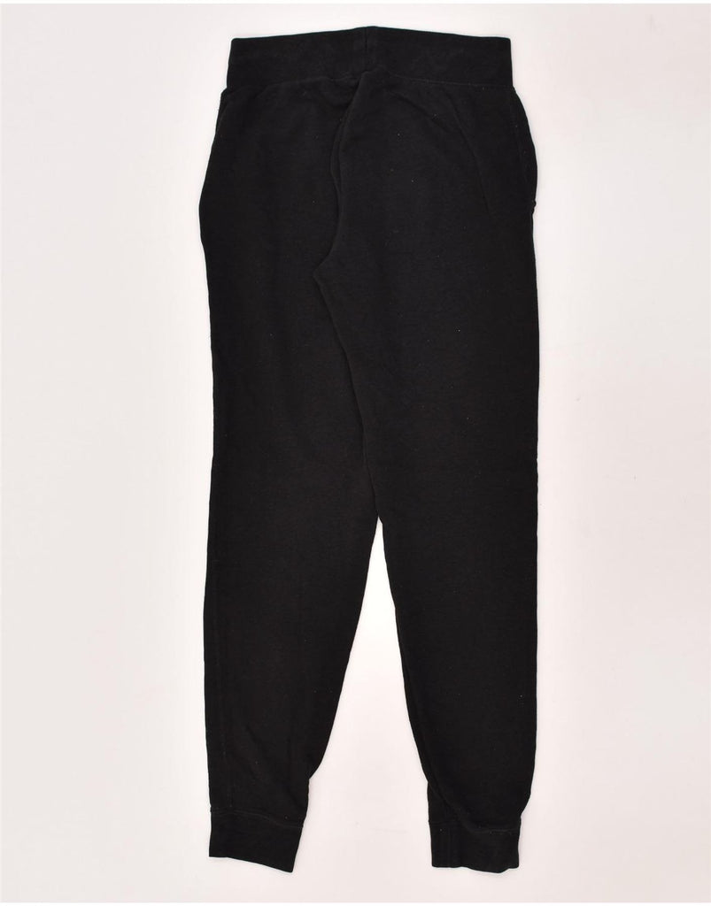 NIKE Womens Tracksuit Trousers Joggers UK 6 XS Black Cotton | Vintage Nike | Thrift | Second-Hand Nike | Used Clothing | Messina Hembry 