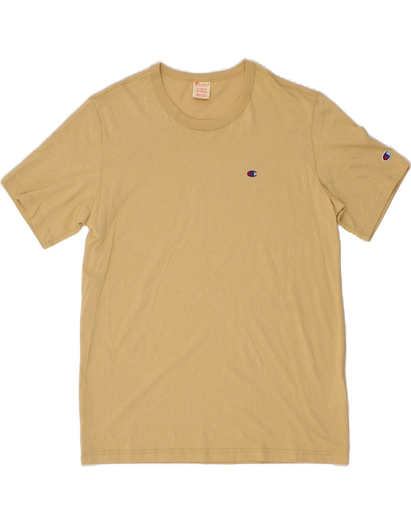 CHAMPION Mens T-Shirt Top XL Beige Cotton Vintage Champion and Second-Hand Champion from Messina Hembry 
