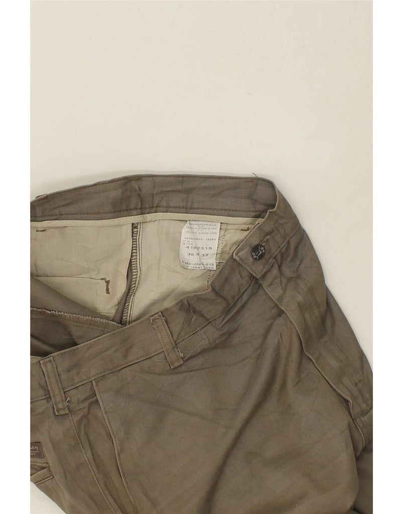 LEE Mens Straight Chino Trousers W36 L32  Grey | Vintage Lee | Thrift | Second-Hand Lee | Used Clothing | Messina Hembry 