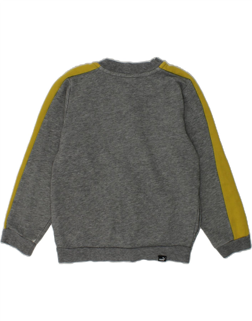 PUMA Boys Tracksuit Top Jacket 2-3 Years Grey Colourblock Cotton | Vintage Puma | Thrift | Second-Hand Puma | Used Clothing | Messina Hembry 