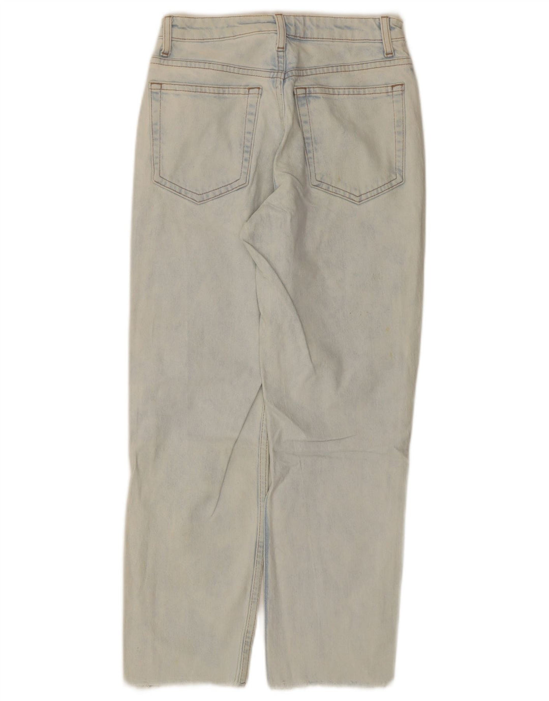Topshop Womens Straight Jeans W25 L25 Blue Cotton