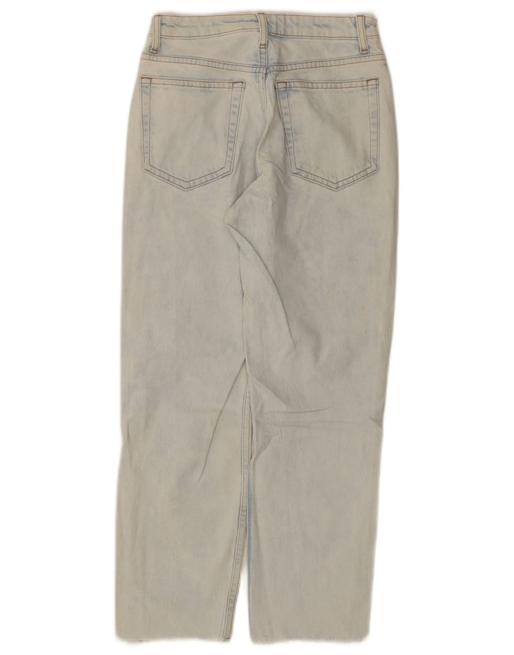 Topshop Womens Straight Jeans W25 L25 Blue Cotton