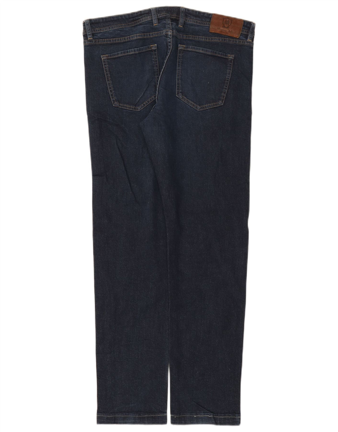 Massimo Dutti Womens Straight Jeans EU 44 Large W34 L29 Navy Blue