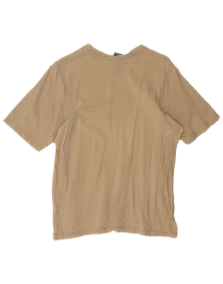 Nike Mens T-Shirt Top Small Beige