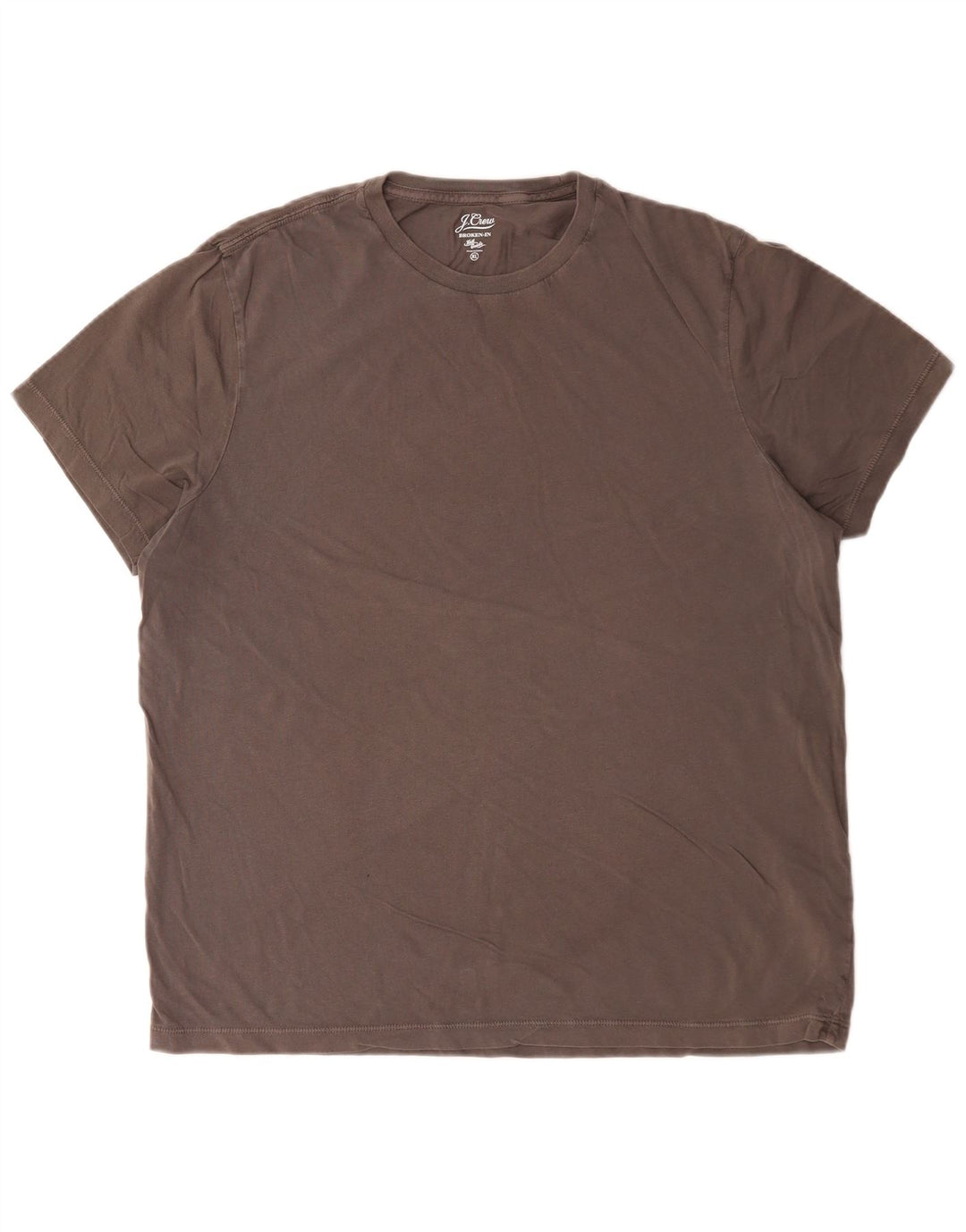J. Crew Mens T-Shirt Top XL Brown Cotton