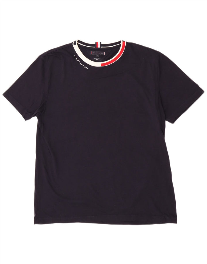 Tommy Hilfiger Mens T-Shirt Top 2XL Navy Blue