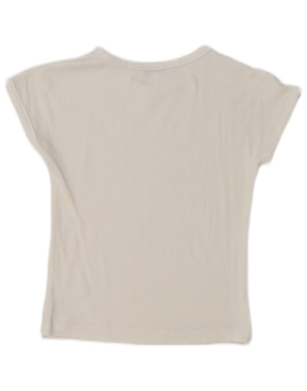 Zara Womens T-Shirt Top UK 10 Small White
