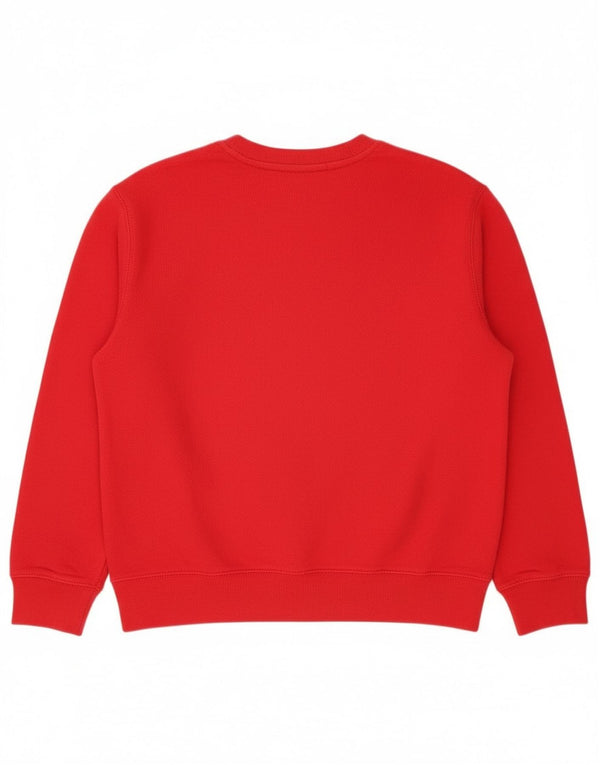 Polo Ralph Lauren Boys Sweatshirt Jumper 10-11 Years Medium Red Cotton