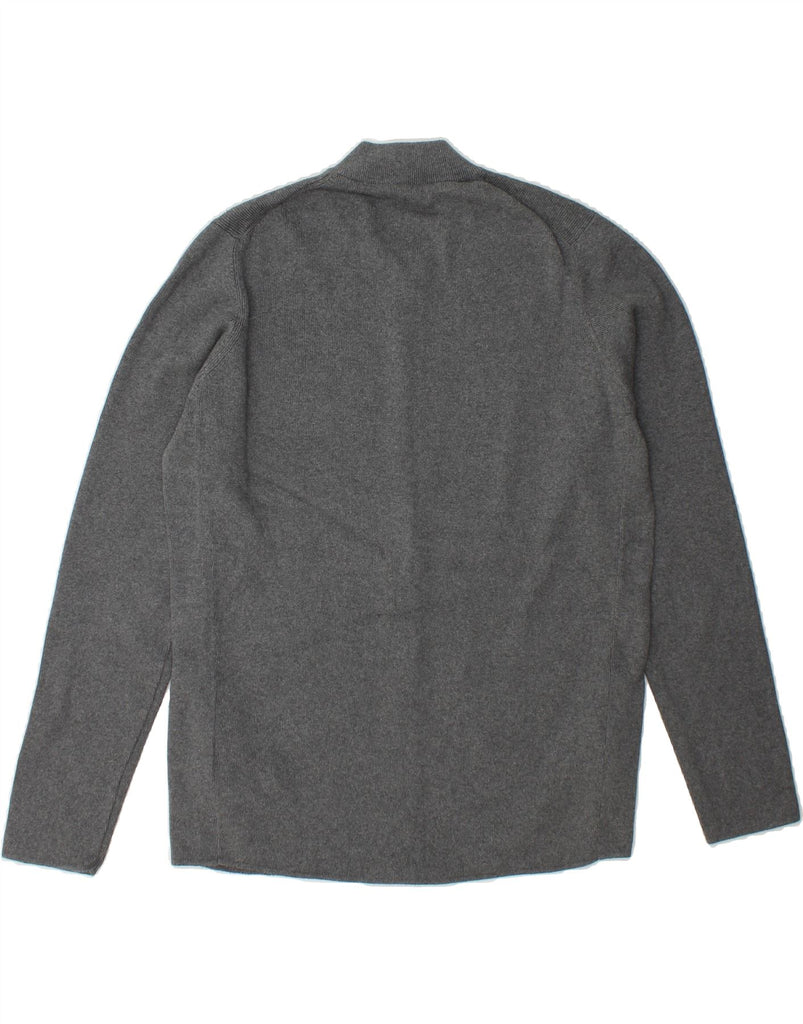 MASSIMO DUTTI Mens Cardigan Sweater Medium Grey Vintage Massimo Dutti and Second-Hand Massimo Dutti from Messina Hembry 