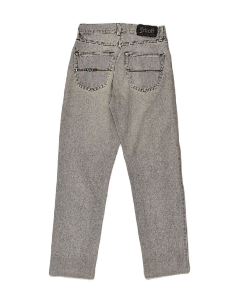 SCHOTT Mens Slim Jeans W30 L30  Grey Cotton | Vintage Schott | Thrift | Second-Hand Schott | Used Clothing | Messina Hembry 
