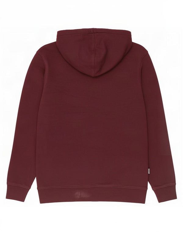 Vans Mens Graphic Hoodie Jumper Medium Burgundy Floral Cotton
