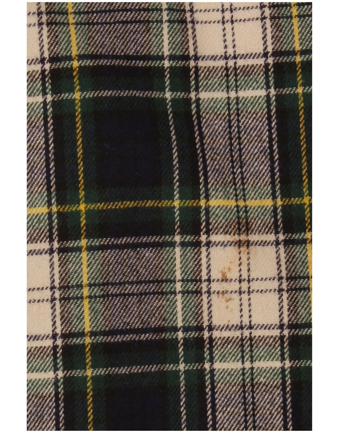 VINTAGE Womens Straight Skirt W36 XL Navy Blue Check