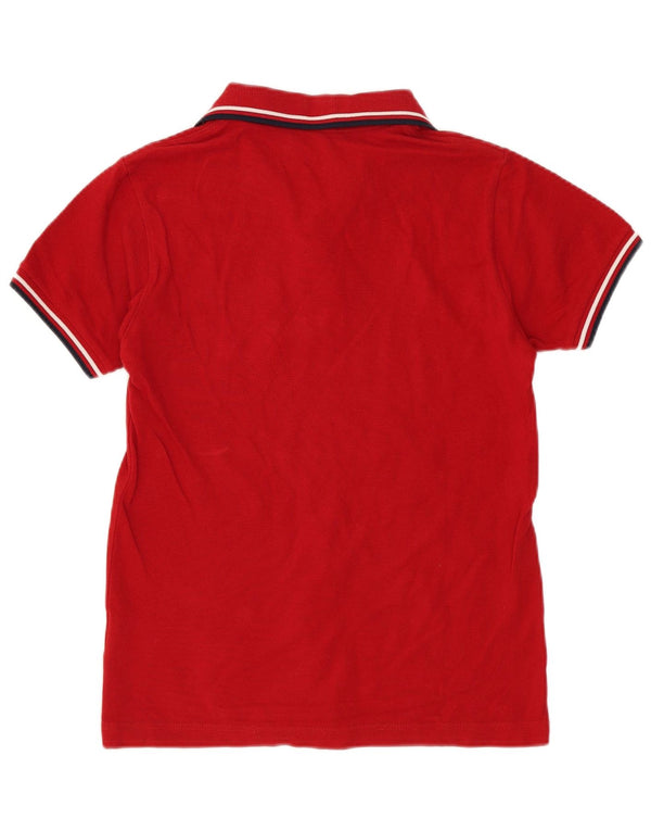 Fred Perry Boys Polo Shirt 11-12 Years Red Cotton