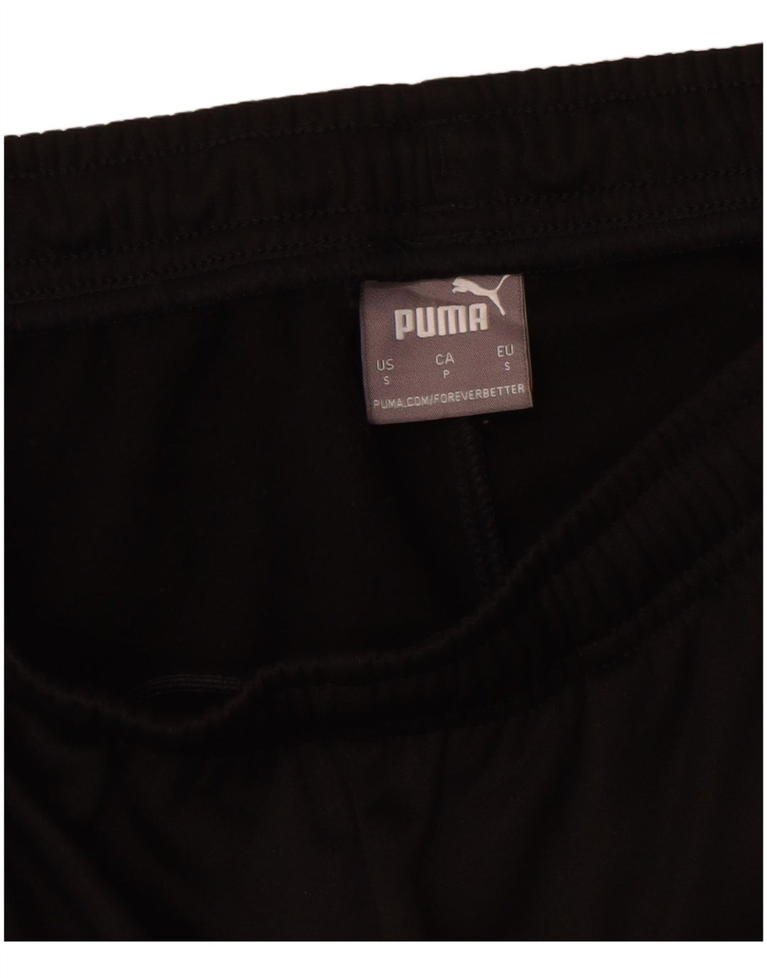 Puma Mens Graphic Tracksuit Trousers Small Black Colourblock Polyester