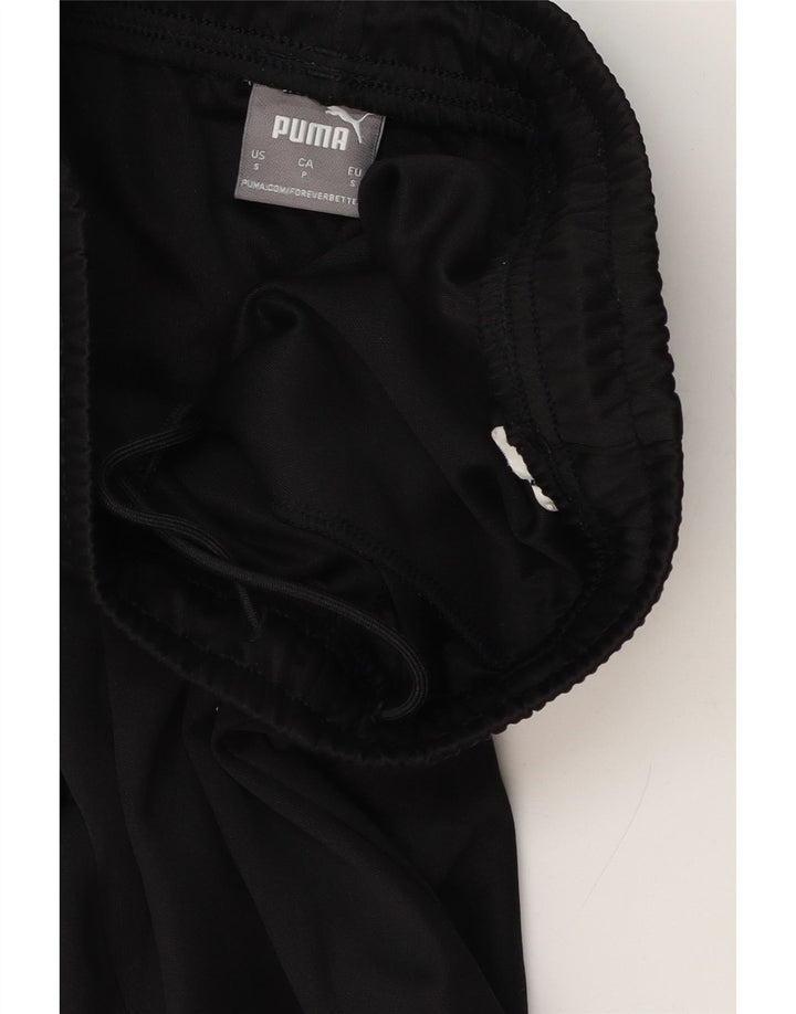 Puma Mens Tracksuit Trousers Small Black Colourblock Polyester
