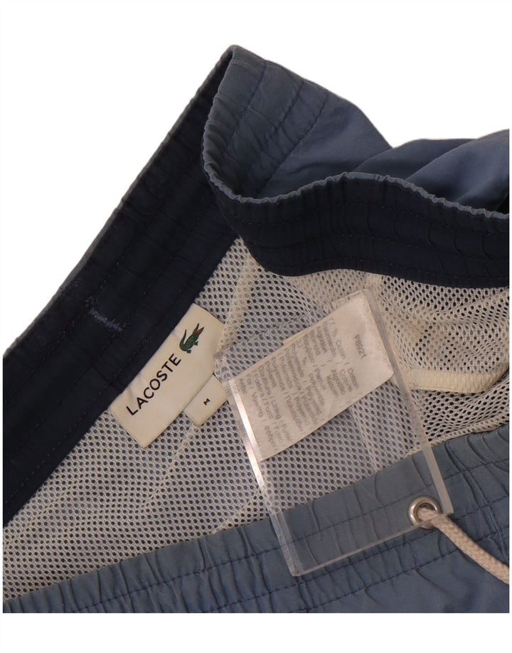 Lacoste Mens Swimming Shorts Medium  Blue Cotton