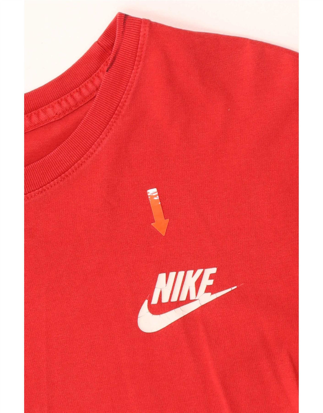 Nike Mens Graphic T-Shirt Top Large Red Cotton