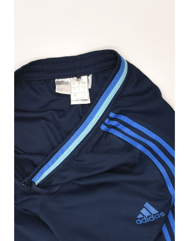 ADIDAS Mens Tracksuit Trousers Joggers Medium Navy Blue Polyester | Vintage Adidas | Thrift | Second-Hand Adidas | Used Clothing | Messina Hembry 