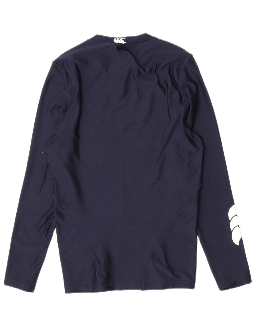 Canterbury Womens Graphic Top Long Sleeve UK 10 Small Navy Blue Polyester