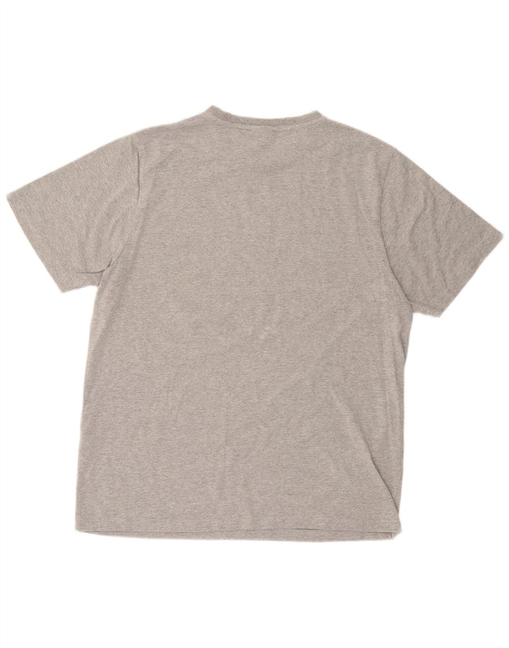 Ellesse Mens Graphic T-Shirt Top XL Grey Cotton