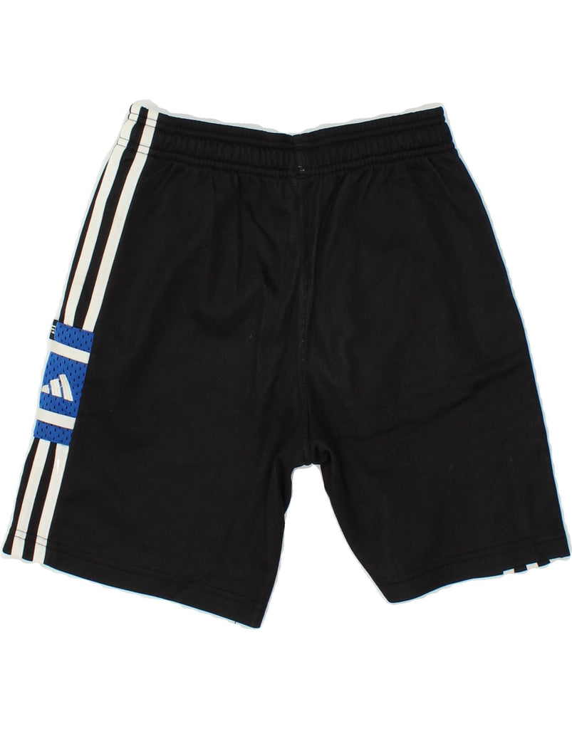 ADIDAS Boys Graphic Sport Shorts 11-12 Years Black Polyamide | Vintage Adidas | Thrift | Second-Hand Adidas | Used Clothing | Messina Hembry 