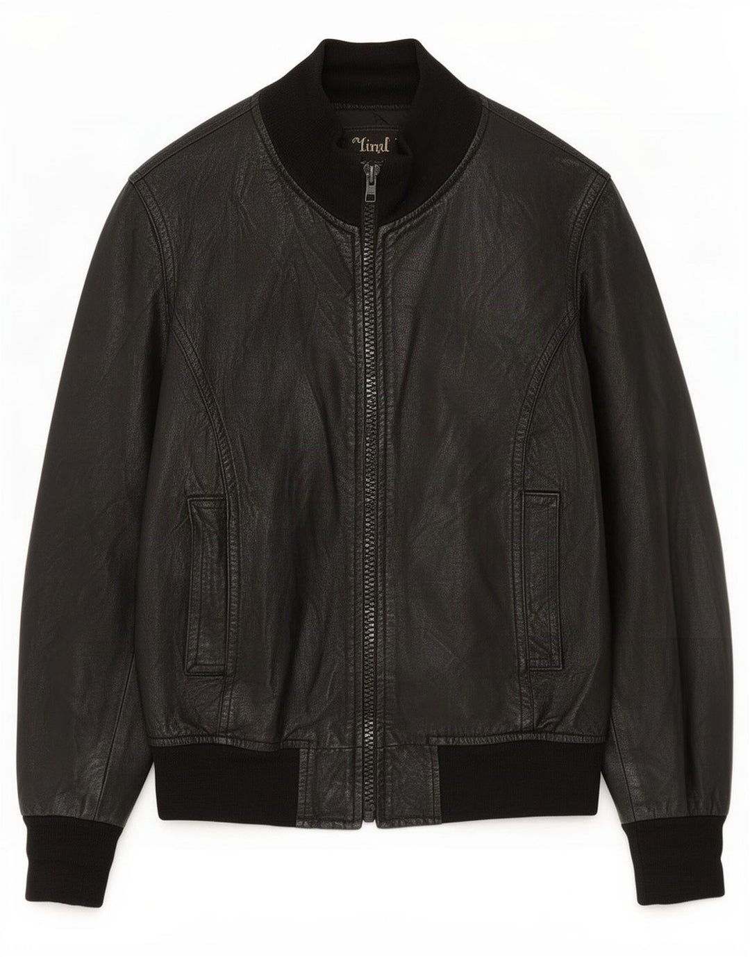 Vintage Womens Leather Jacket UK 14 Medium Black