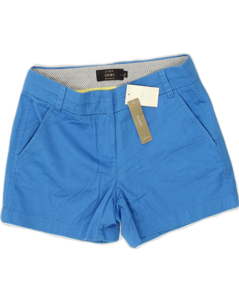 J. CREW Womens Chino Shorts W29 Medium Blue Cotton | Vintage J. Crew | Thrift | Second-Hand J. Crew | Used Clothing | Messina Hembry 