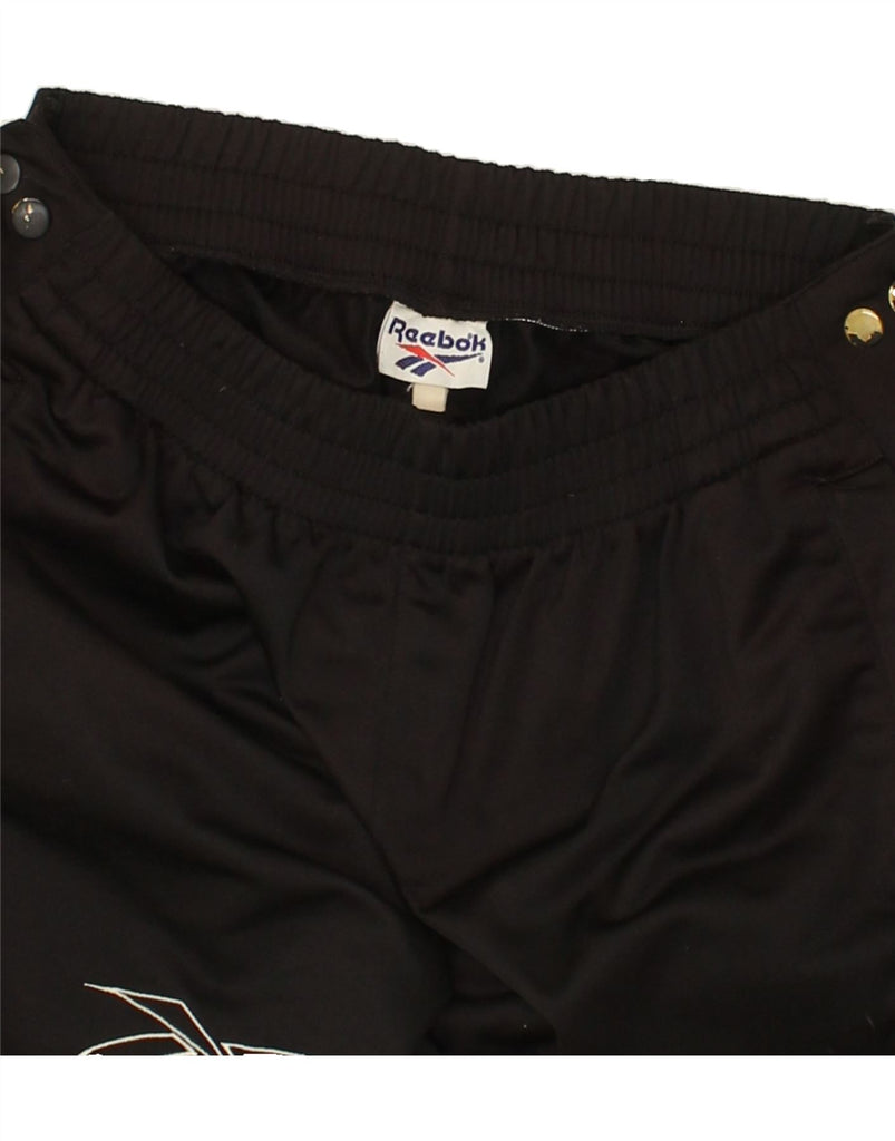 REEBOK Mens Sport Shorts Medium Black Colourblock | Vintage Reebok | Thrift | Second-Hand Reebok | Used Clothing | Messina Hembry 