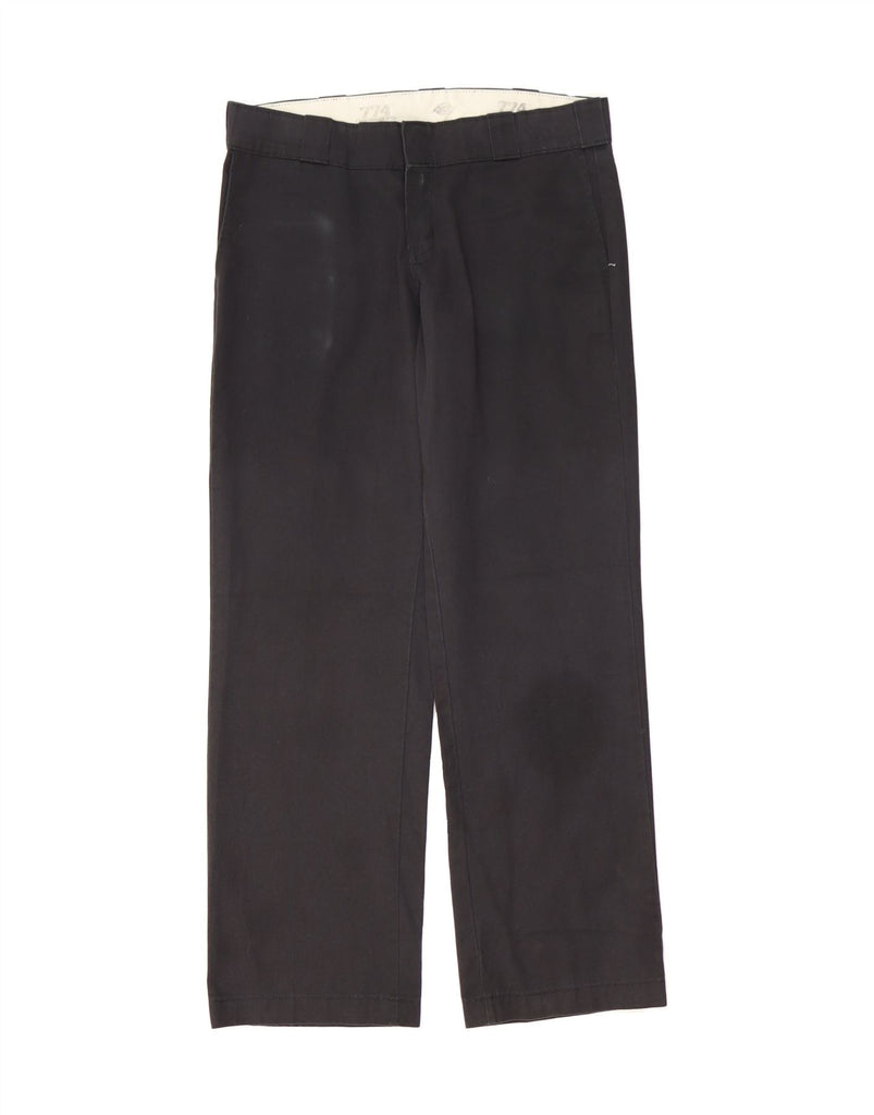 DICKIES Womens 774 Straight Chino Trousers US 6 Medium W32 L30 Black Vintage Dickies and Second-Hand Dickies from Messina Hembry 