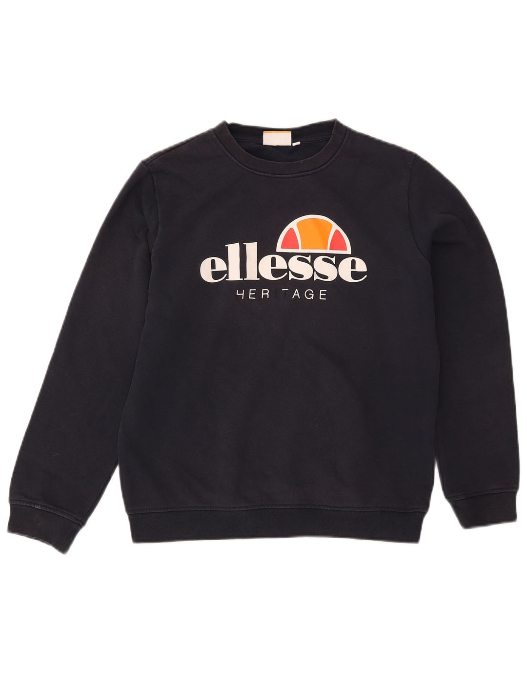 Ellesse Boys Graphic Sweatshirt Jumper 11-12 Years Navy Blue Cotton