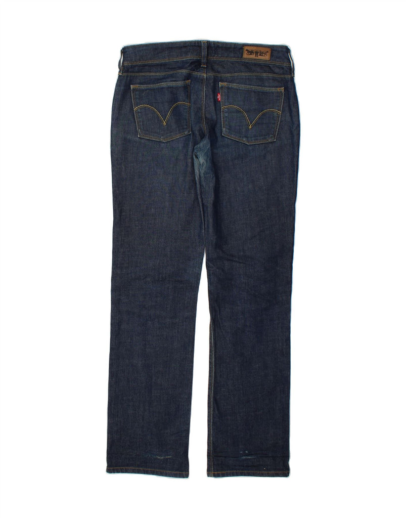 LEVI'S Womens 570 Straight Jeans W31 L34  Navy Blue Cotton Vintage Levi's and Second-Hand Levi's from Messina Hembry 